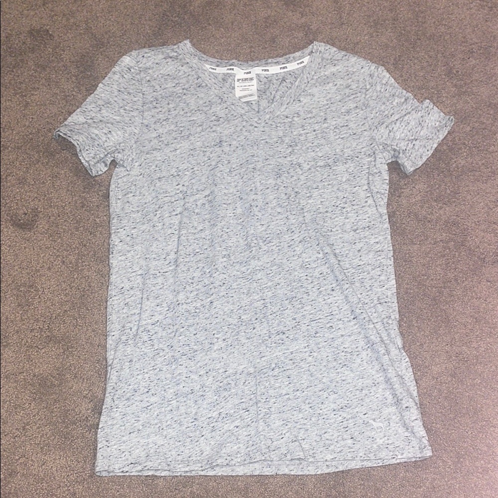 VS PINK Grey V-neck